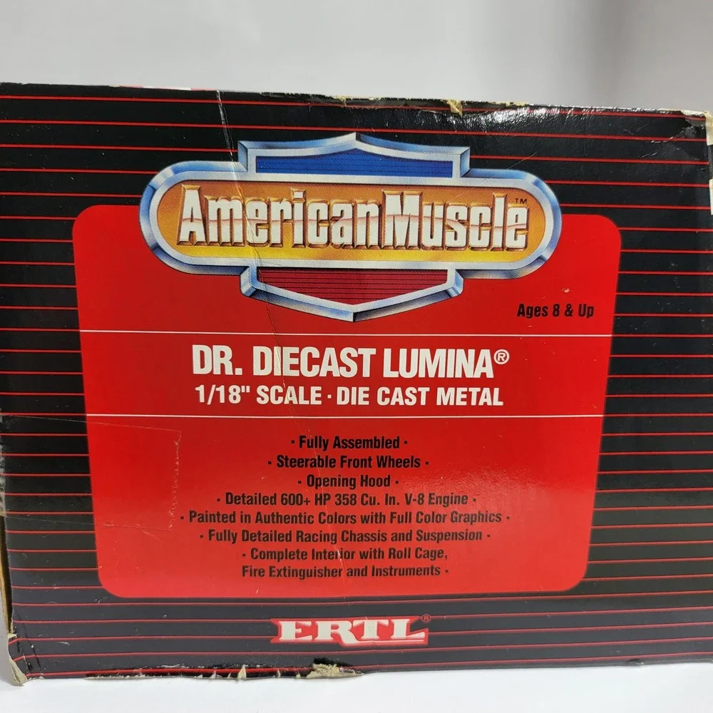 ERTL American Muscle 118 Scale Die Cast Dr Die Cast Lumina 16Collector's Edition